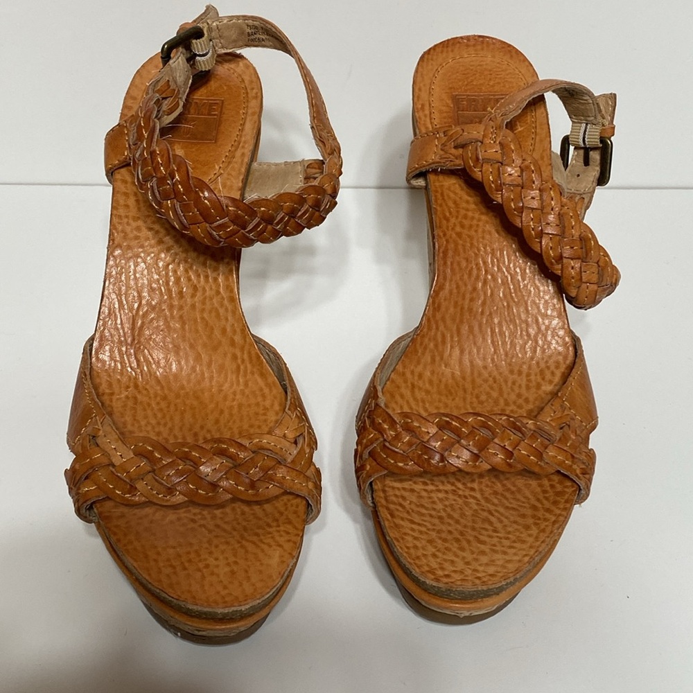 Frye Braylin Braided Cork Wedge - Picture 6 of 15